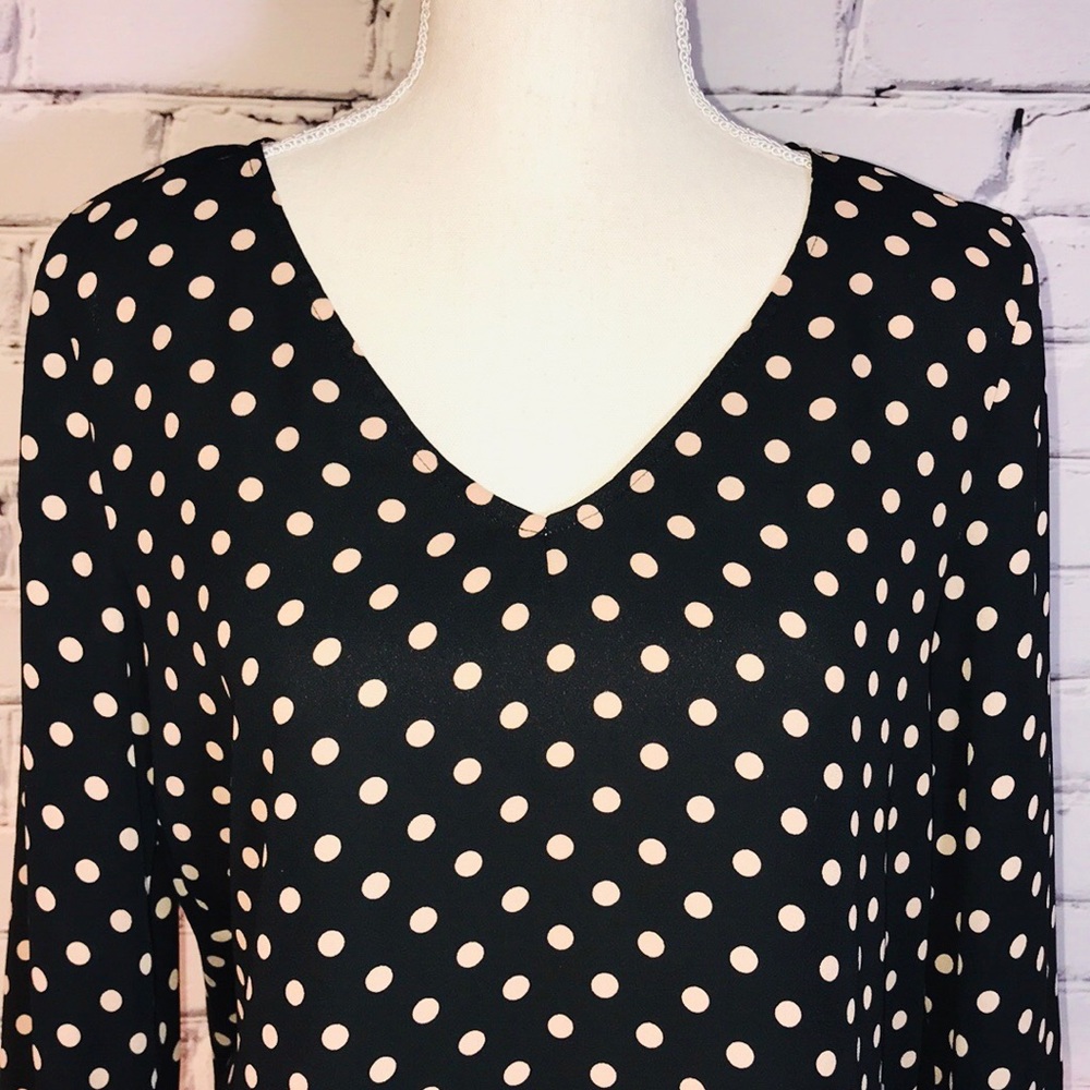 Anthropologie W5 - Polka Dot Blouse